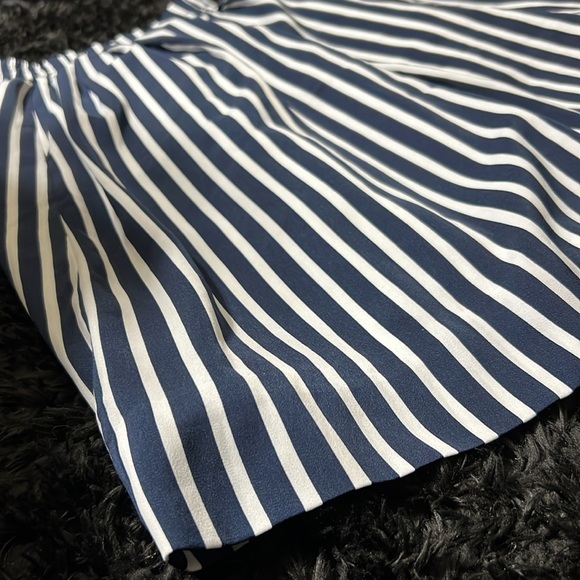 J. CREW FACTORY Striped Pleated Midi Skirt - Picture 6 of 8